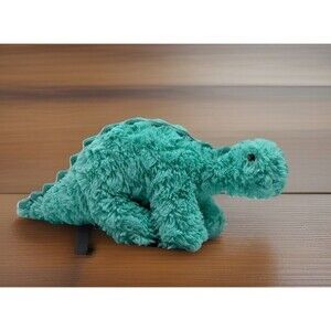 Manhattan Toy Little Jurassic Chomp Stegosaurus Soft Plush 2017 Animal Teal 13”